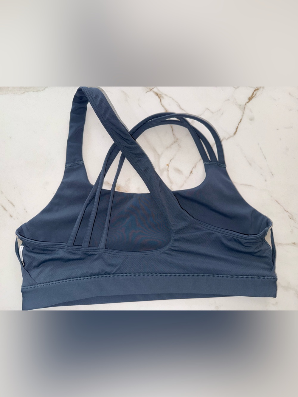Athleta Train Free Sports Bra Bundle | Black & Steel granite Blue |Large 🖤💙 - Picture 9 of 11